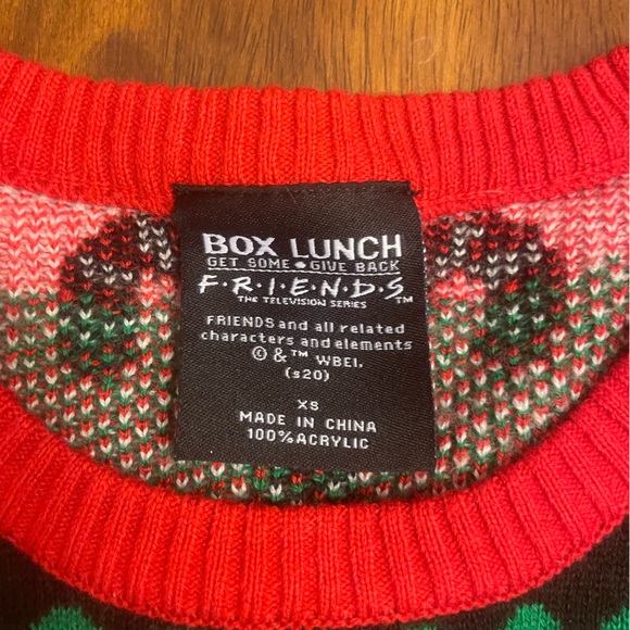 Friends holiday Christmas sweater. Size XS, S and Large. Central Perk - Picture 6 of 6